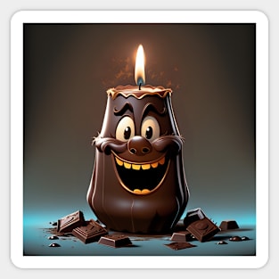 Chocolate candle Sticker